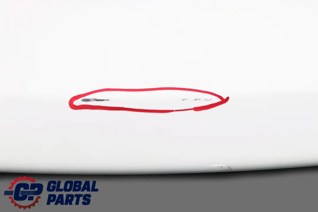 Mini Cooper One F55 Lower Trim Cover Rear Spoiler White 7379604