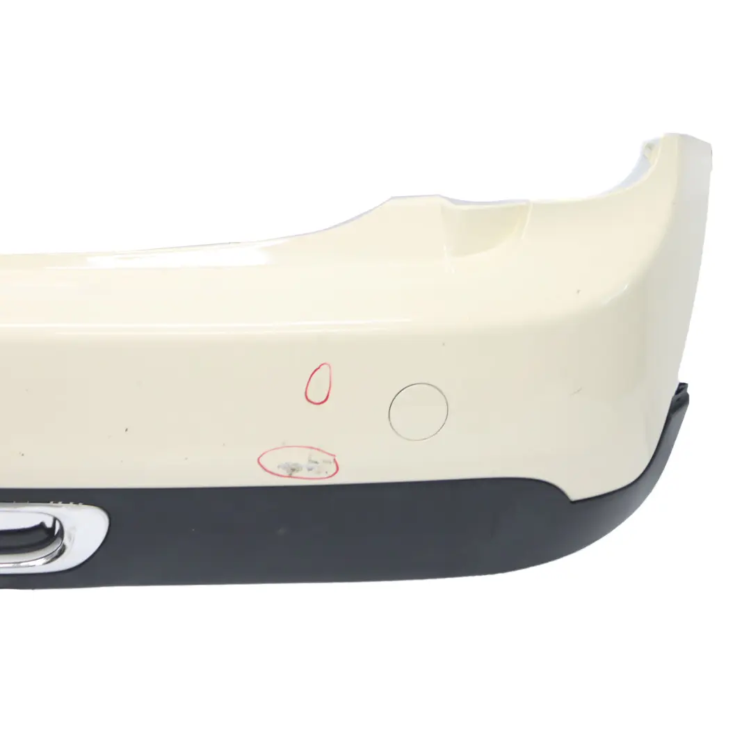 Paragolpes Trasero Mini F55 Embellecedor Completo Blanco Pimienta - 850