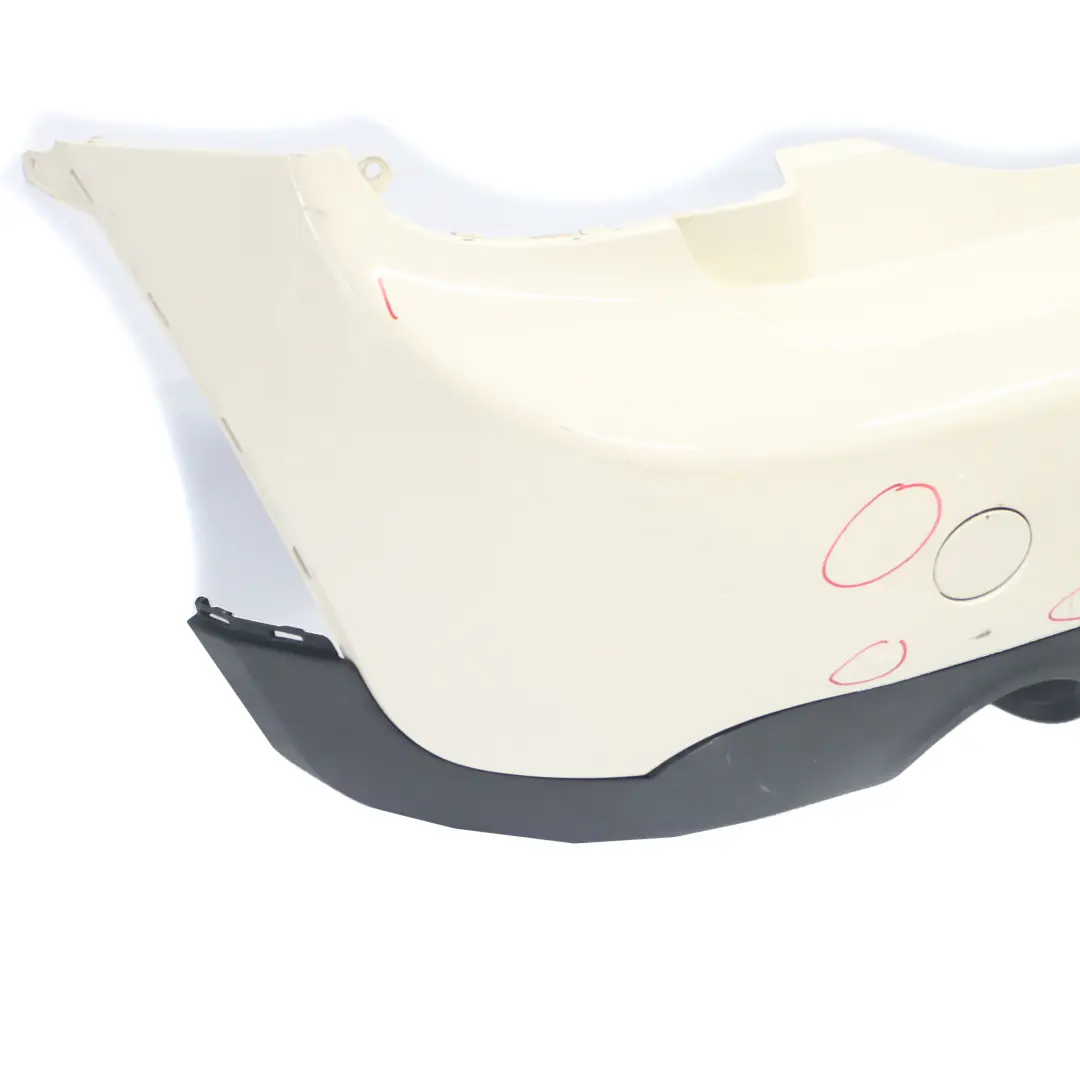 Paragolpes Trasero Mini F55 Embellecedor Completo Blanco Pimienta - 850