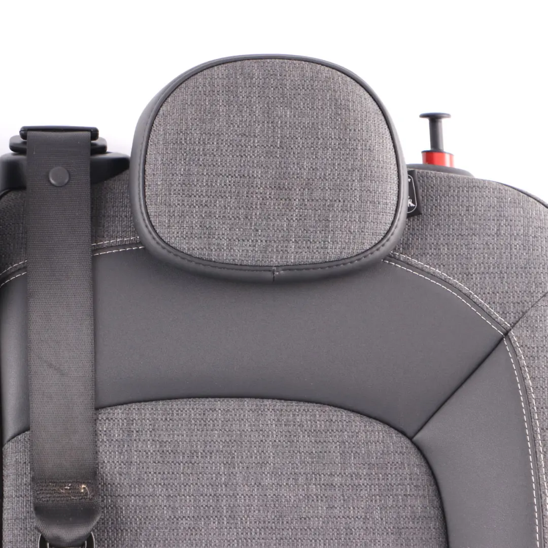 Seat Backrest Mini F55 Rear Left N/S Seat Back Cover Cloth Leatherette Black