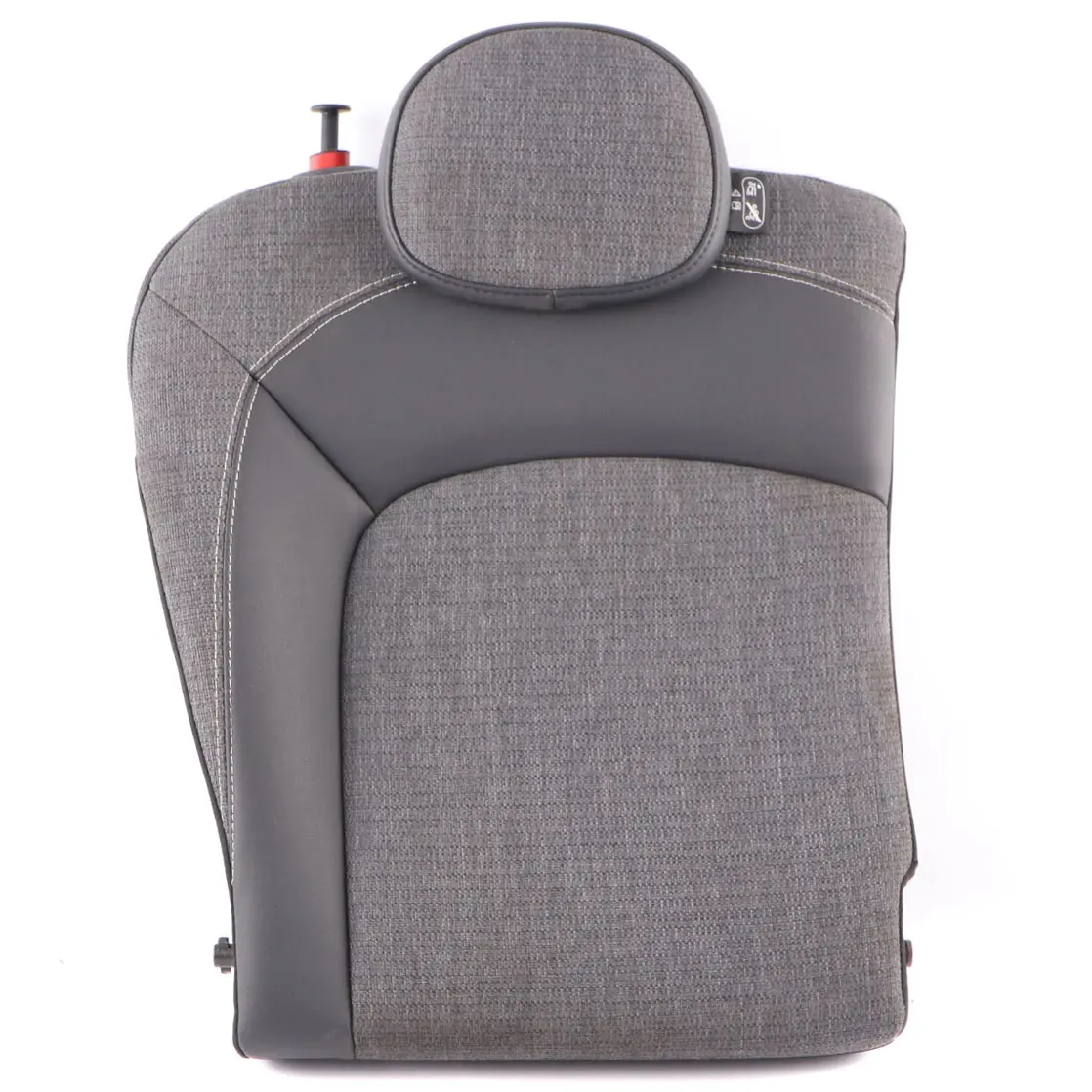 Seat Backrest Mini F55 Rear Right O/S Seat Back Cover Cloth Leatherette Black