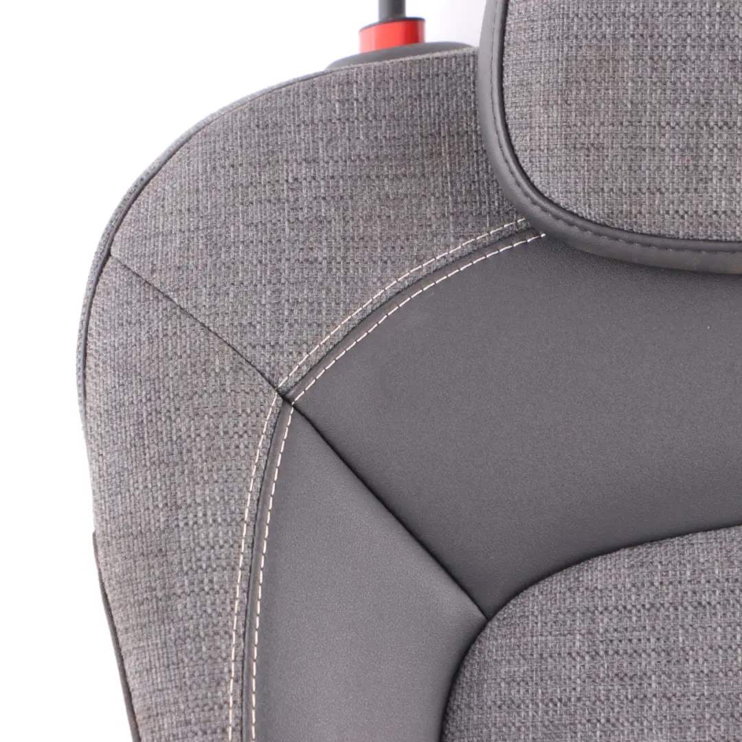 Seat Backrest Mini F55 Rear Right O/S Seat Back Cover Cloth Leatherette Black