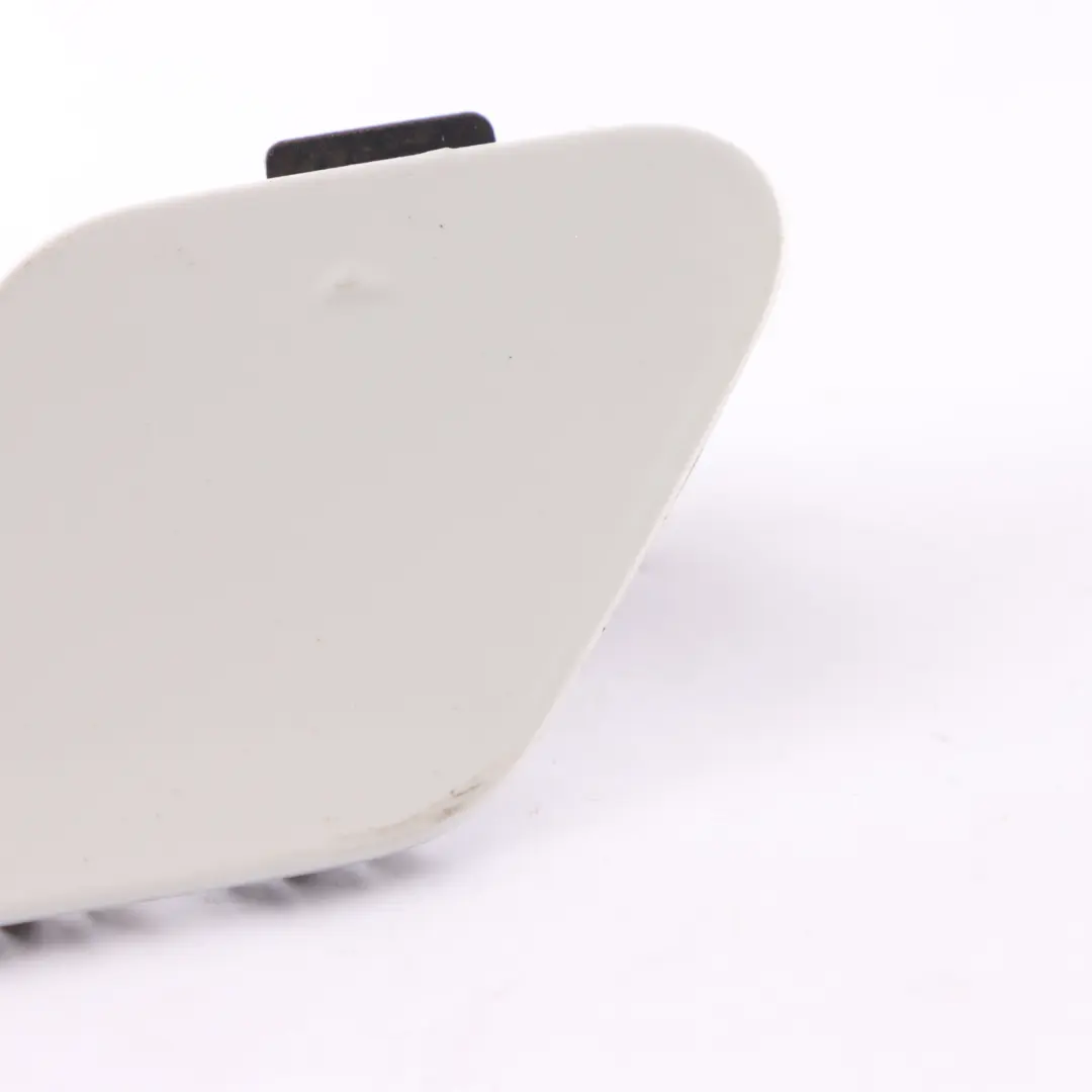 BMW F30 F30N Rear Bumper Towing Tow Hook Eye Cover Alpine White - 300 7384413