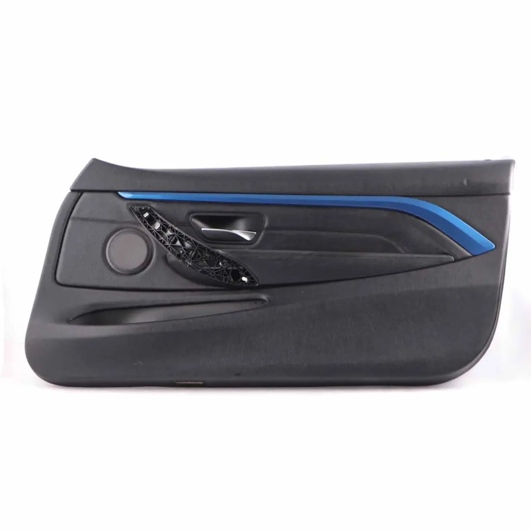 BMW F32 F33 Door Card Front Right O/S Lining Trim Panel Leather Dakota Black