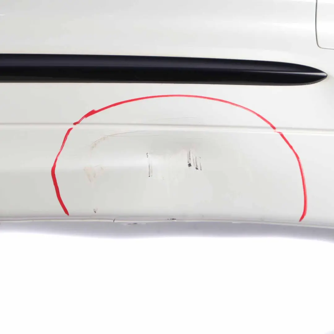 BMW F22 F23 Rear Bumper Sport Line Trim Panel Mineralweiss White - A96