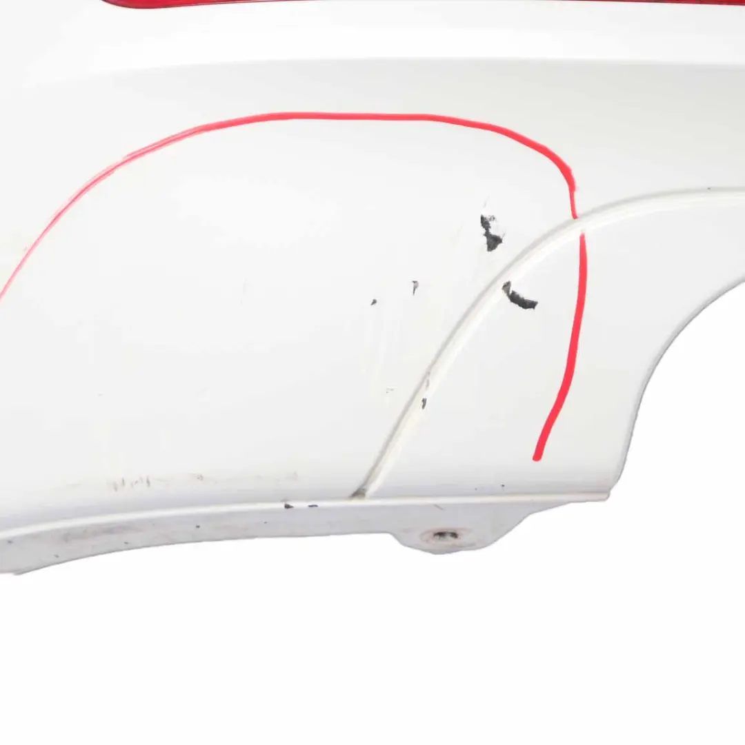 BMW F22 F23 Rear Bumper Sport Line Trim Panel Mineralweiss White - A96