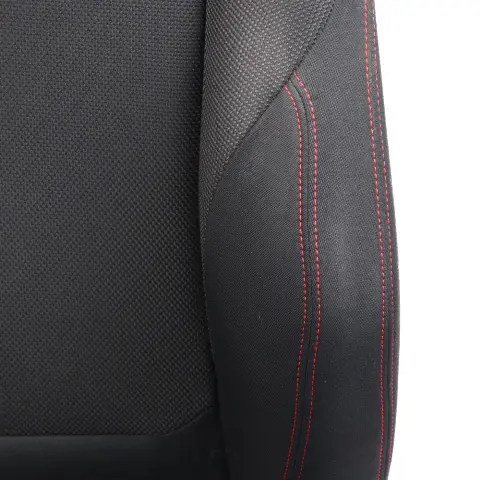 BMW F21 LCI Front Seat M Sport Right O/S Fabric Cloth Anthrazit Red