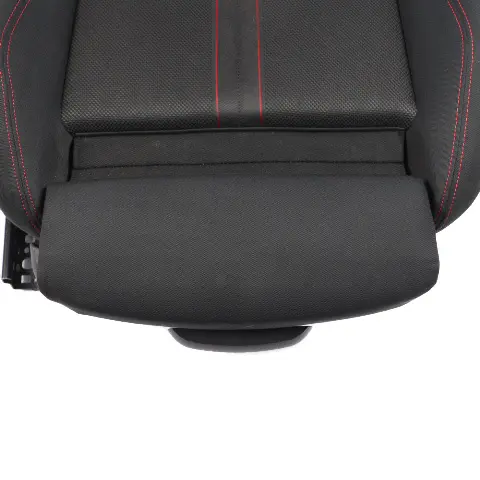 BMW F21 LCI Front Seat M Sport Right O/S Fabric Cloth Anthrazit Red