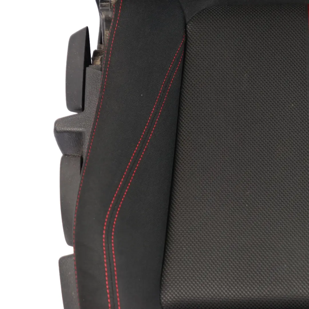 BMW F20 LCI Front Seat M Sport Right O/S Fabric Cloth Anthrazit Red