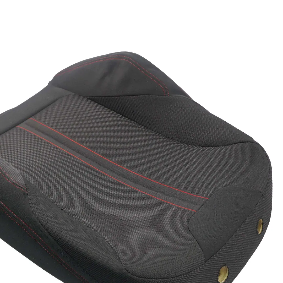 BMW F20 F30 LCI Derecho Sport Funda Respaldo Asiento Tela Antracita Rojo