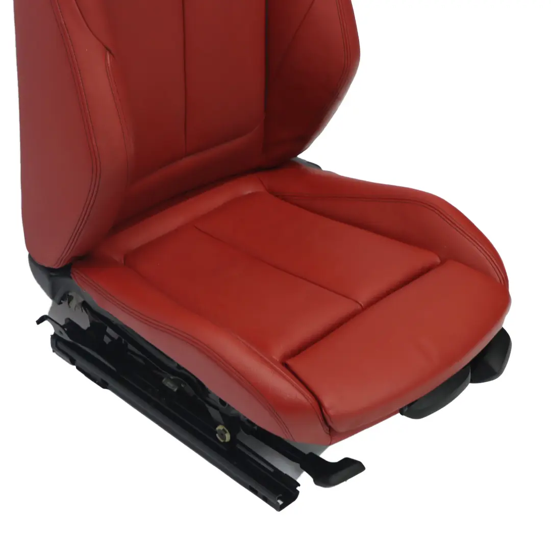 Asiento Delantero BMW F21 Izquierdo Sport Calefaccionado Cuero Korall Rot Negro