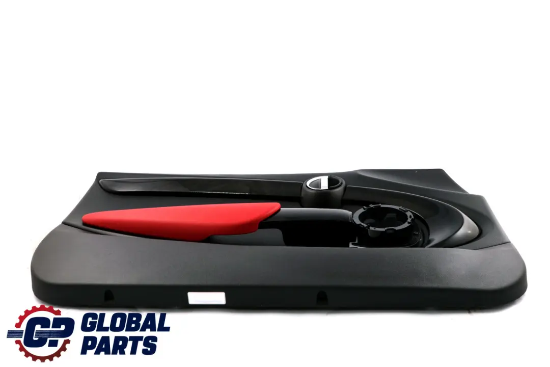 BMW Mini F56 F57 2 Front Left N/S Door Card Trim Panel Carbon Black Red