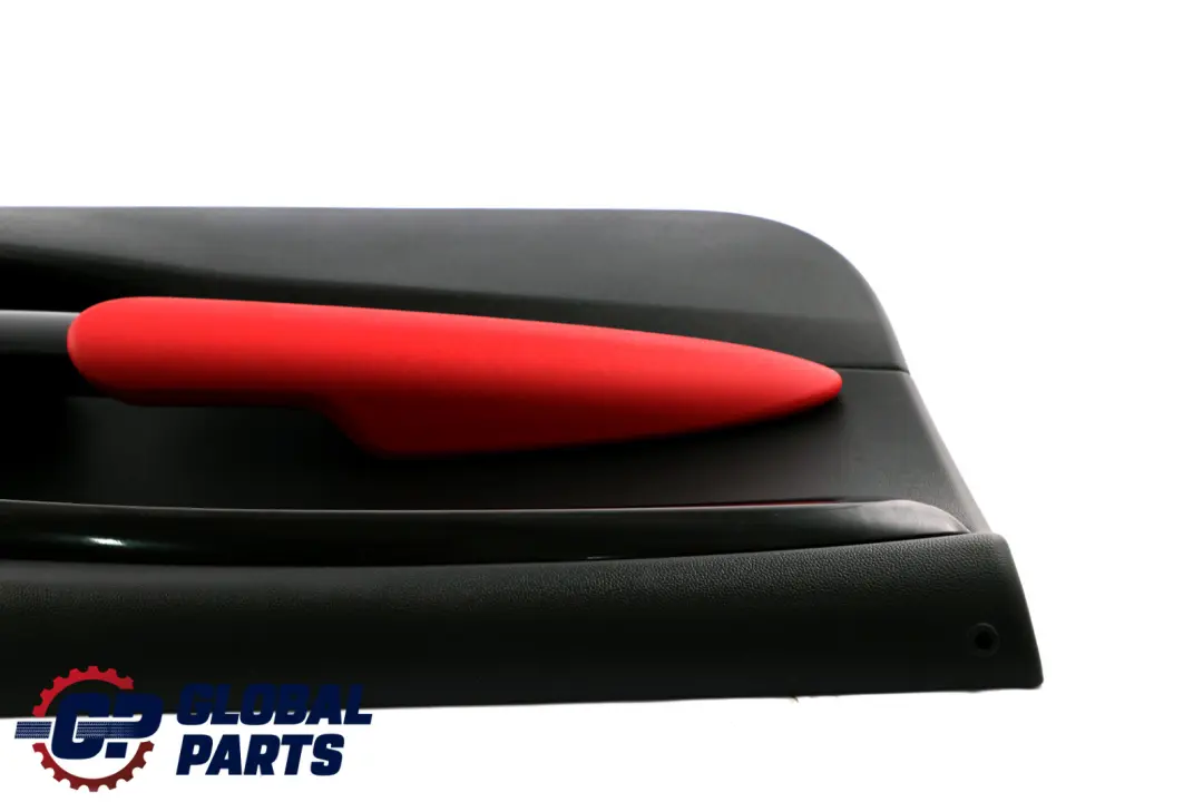 BMW Mini F56 F57 2 Front Left N/S Door Card Trim Panel Carbon Black Red