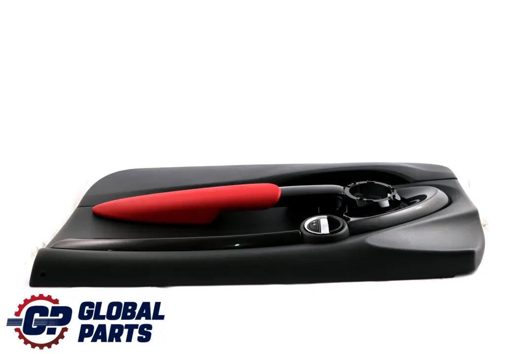 BMW Mini F56 F57 2 Front Right O/S Door Card Trim Panel Carbon Black Red