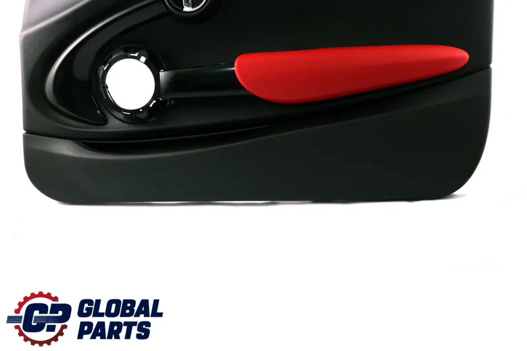 BMW Mini F56 F57 2 Front Right O/S Door Card Trim Panel Carbon Black Red