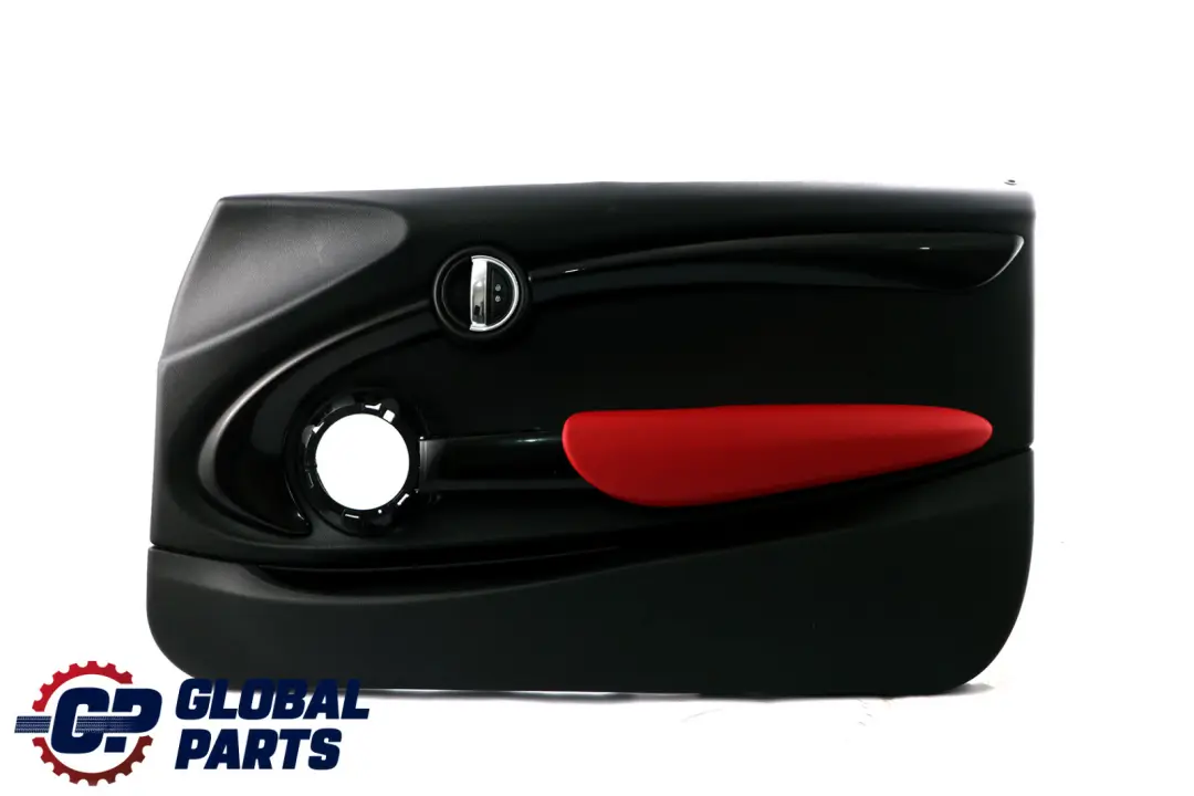 BMW Mini F56 F57 2 Front Right O/S Door Card Trim Panel Carbon Black Red