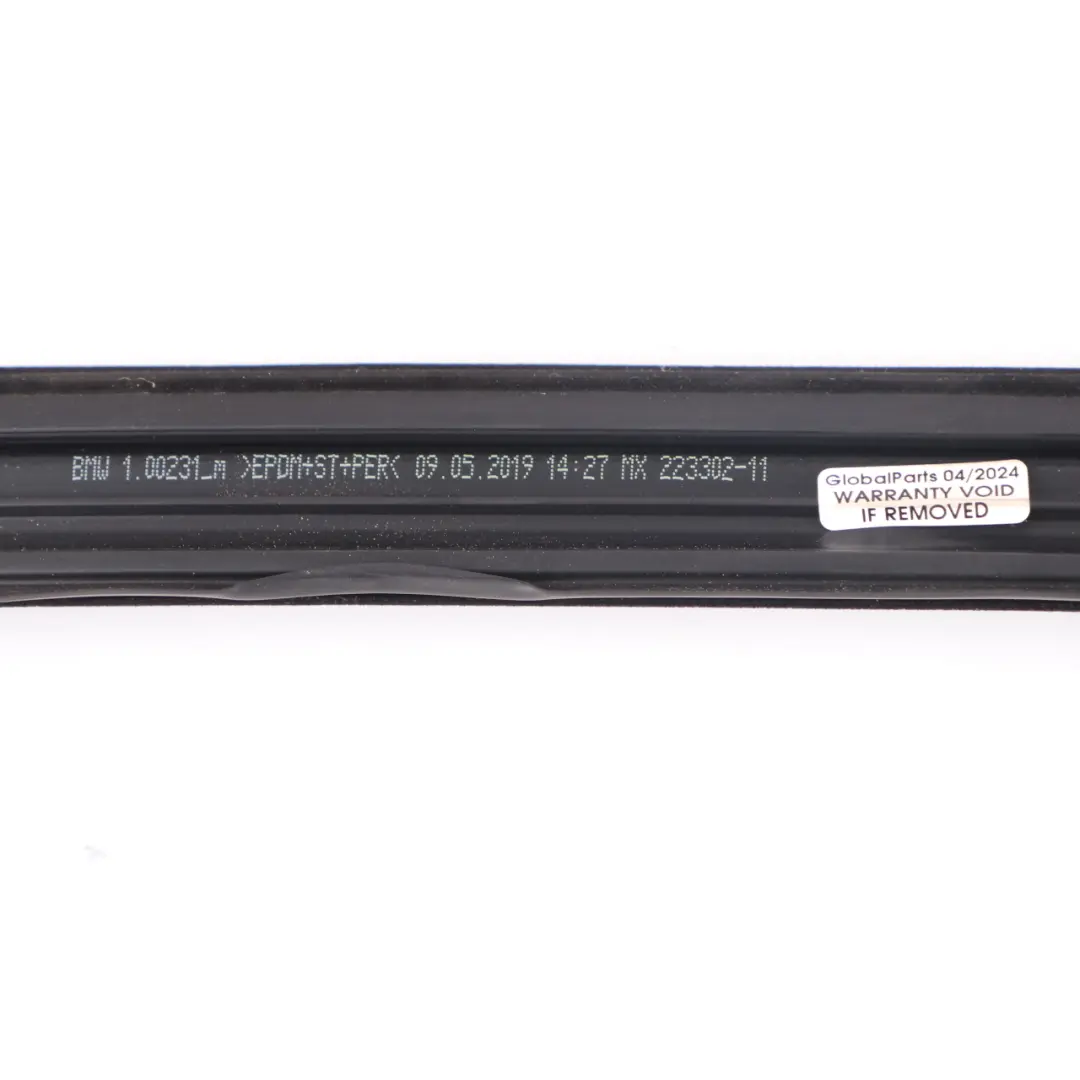 BMW X3 G01 Door Window Guide Strip Molding Rubber Rear Left N/S 7393447