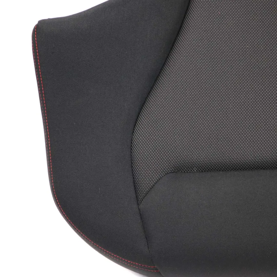 BMW 1 F20 Asiento Trasero Banco Sofá Tela Antracita Rojo 7393710