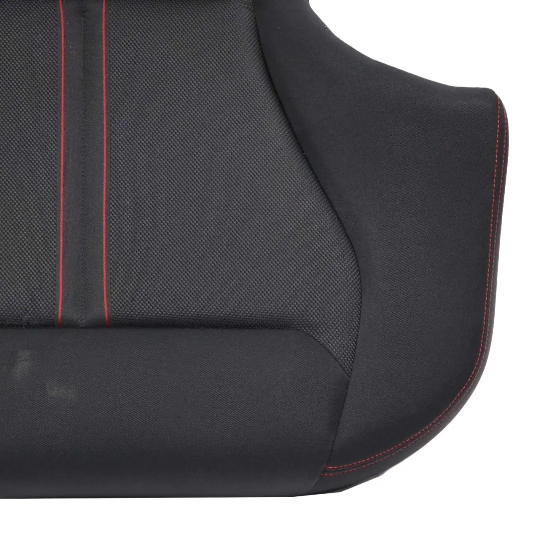 BMW 1 F20 Asiento Trasero Banco Sofá Tela Antracita Rojo 7393710