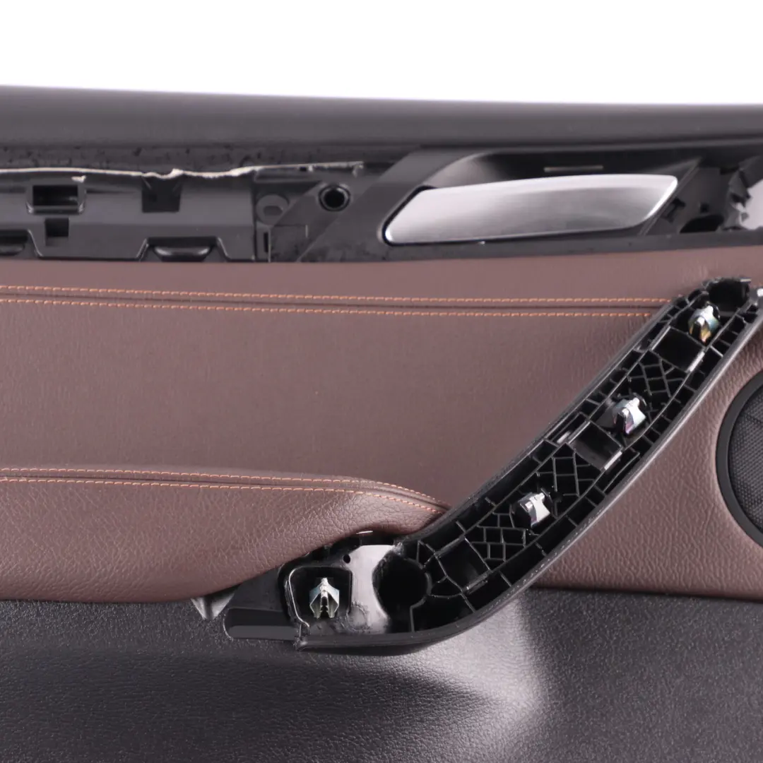 BMW X3 F25 Door Card Rear Left N/S Trim Lining Cover Panel Leather Nevada Mokka
