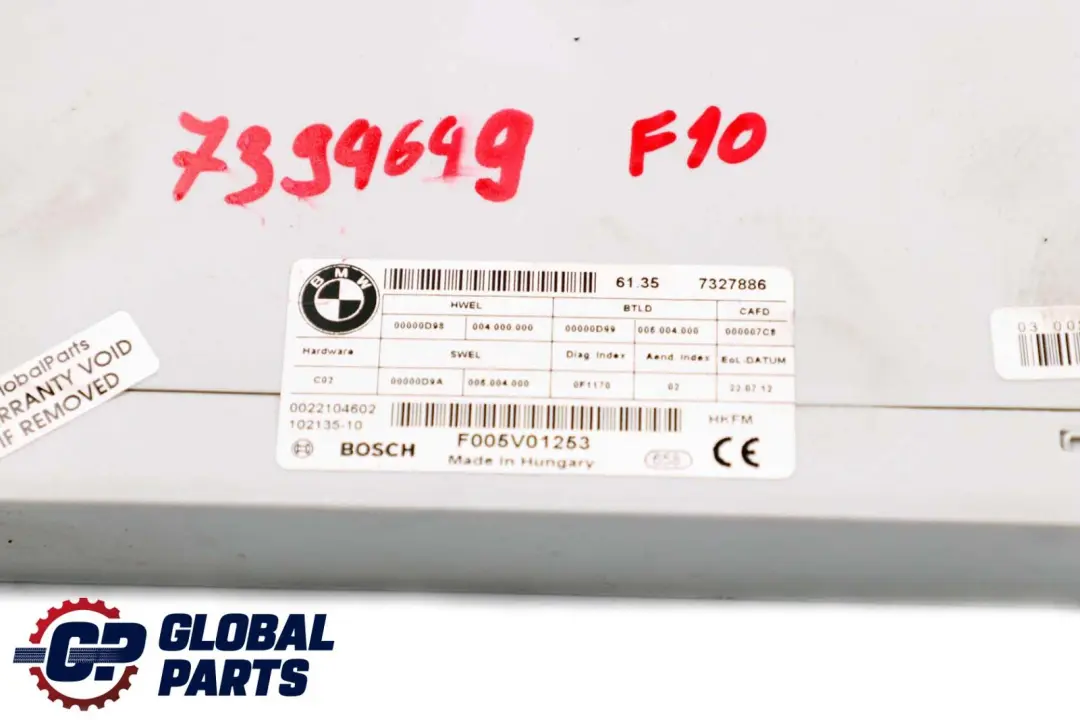 BMW F01 F02 F03 F10 LCI X3 F25 Steuergerät hinten Funktionsmodul 7327886