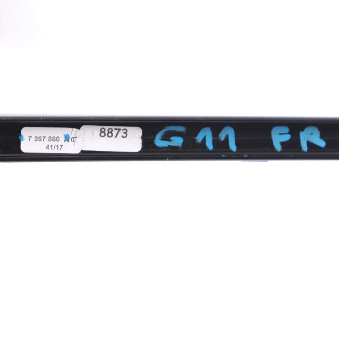 BMW G11 Window Frame Strip Front Door Right O/S Trim Finisher High Gloss 7397860