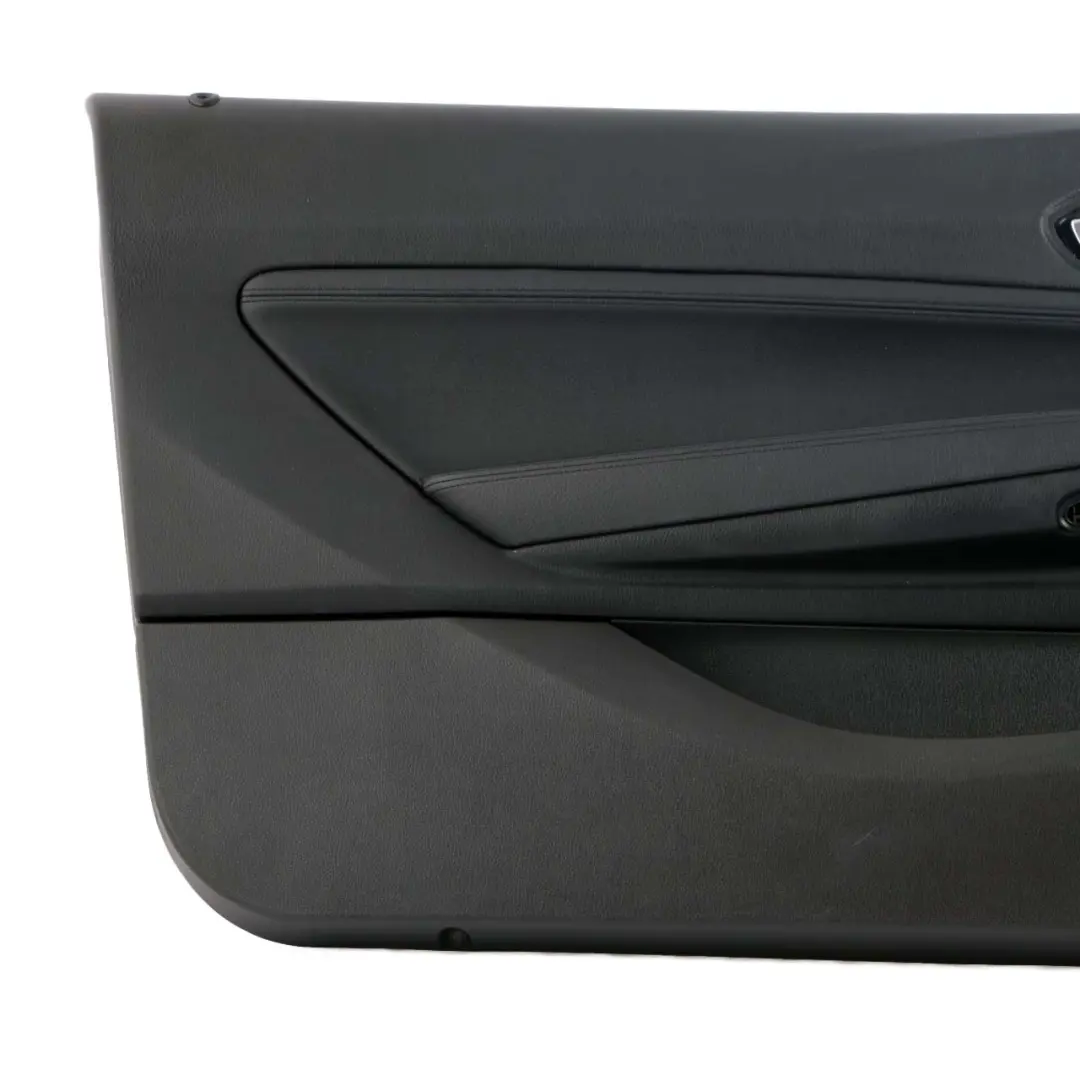 BMW 2 F23 Cabrio Front Left N/S Door Card Lining Panel Black Leather