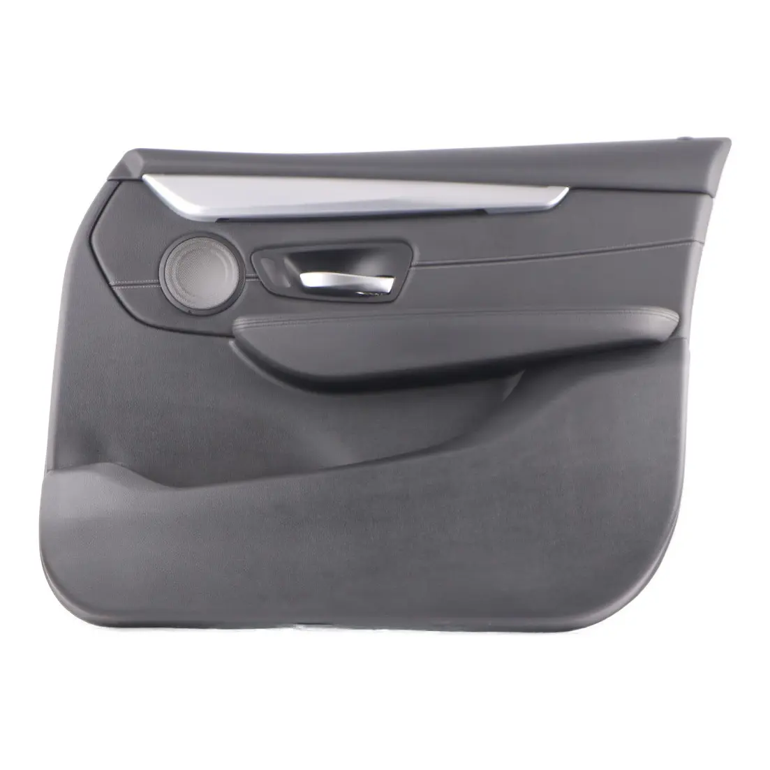 BMW F46 Door Card Front Right O/S Door Lining Panel HiFi Leather Black Grey