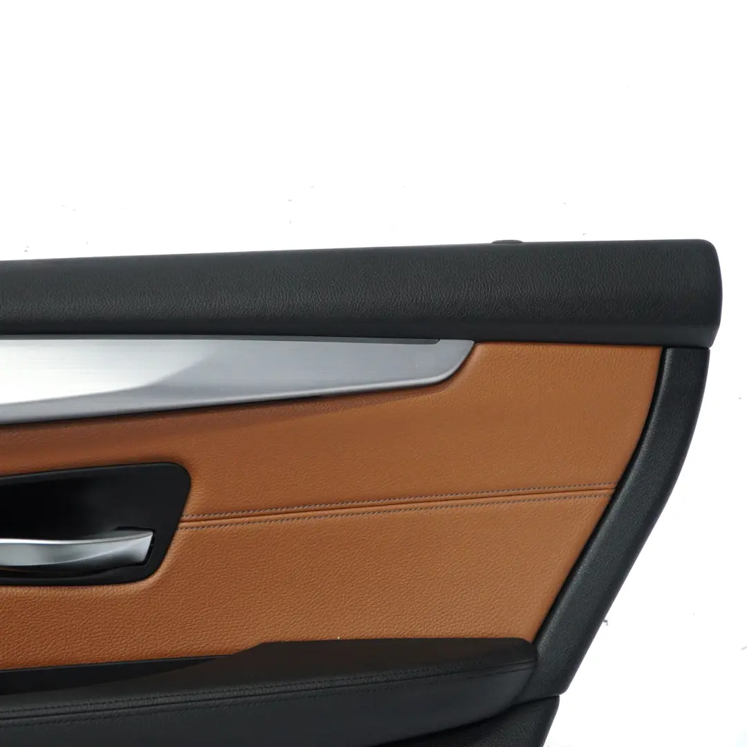 BMW F45 Tarjeta de puerta trasera derecha Panel de cuero Dakota Brown 7405054