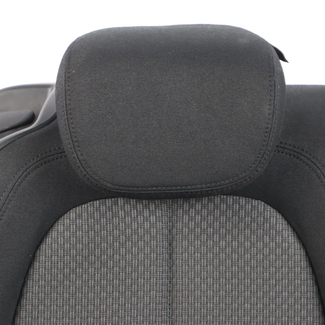 BMW F46 Rear Seat Cover Backrest Right O/S Cloth Fabric Grid Anthracite