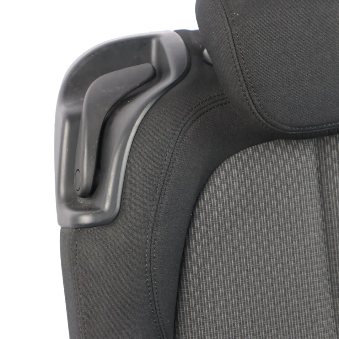 BMW F46 Rear Seat Cover Backrest Right O/S Cloth Fabric Grid Anthracite