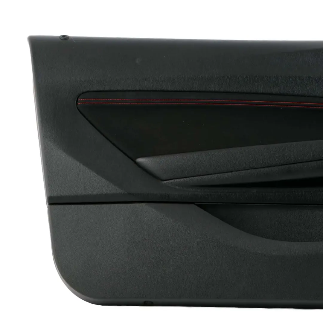 BMW 1 2 F21 F22 F23 LCI Front Left N/S Door Card Lining Cloth Anthracite Red