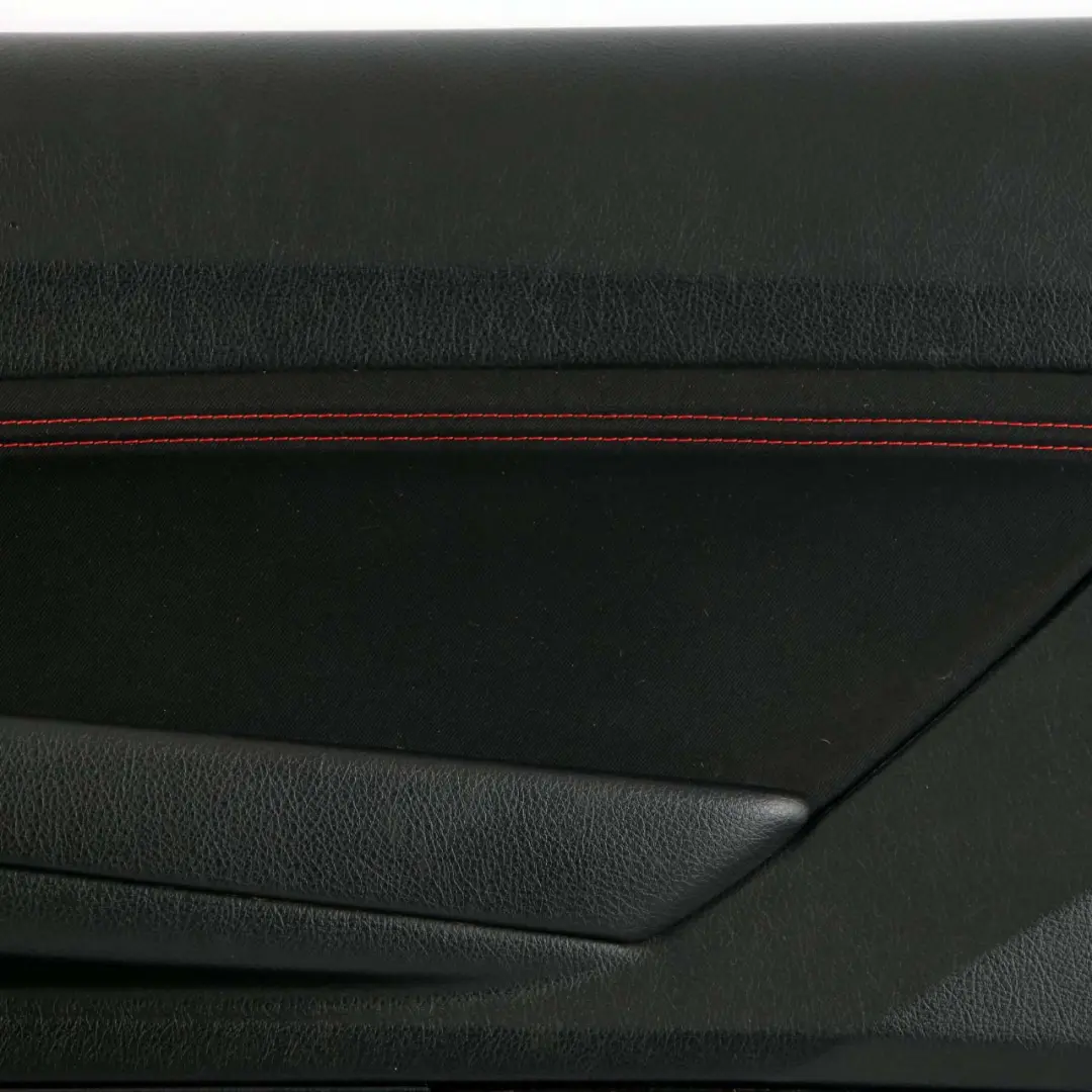 BMW F21 F22 F23 LCI Front Right O/S Door Card Lining Cloth Anthracite Red