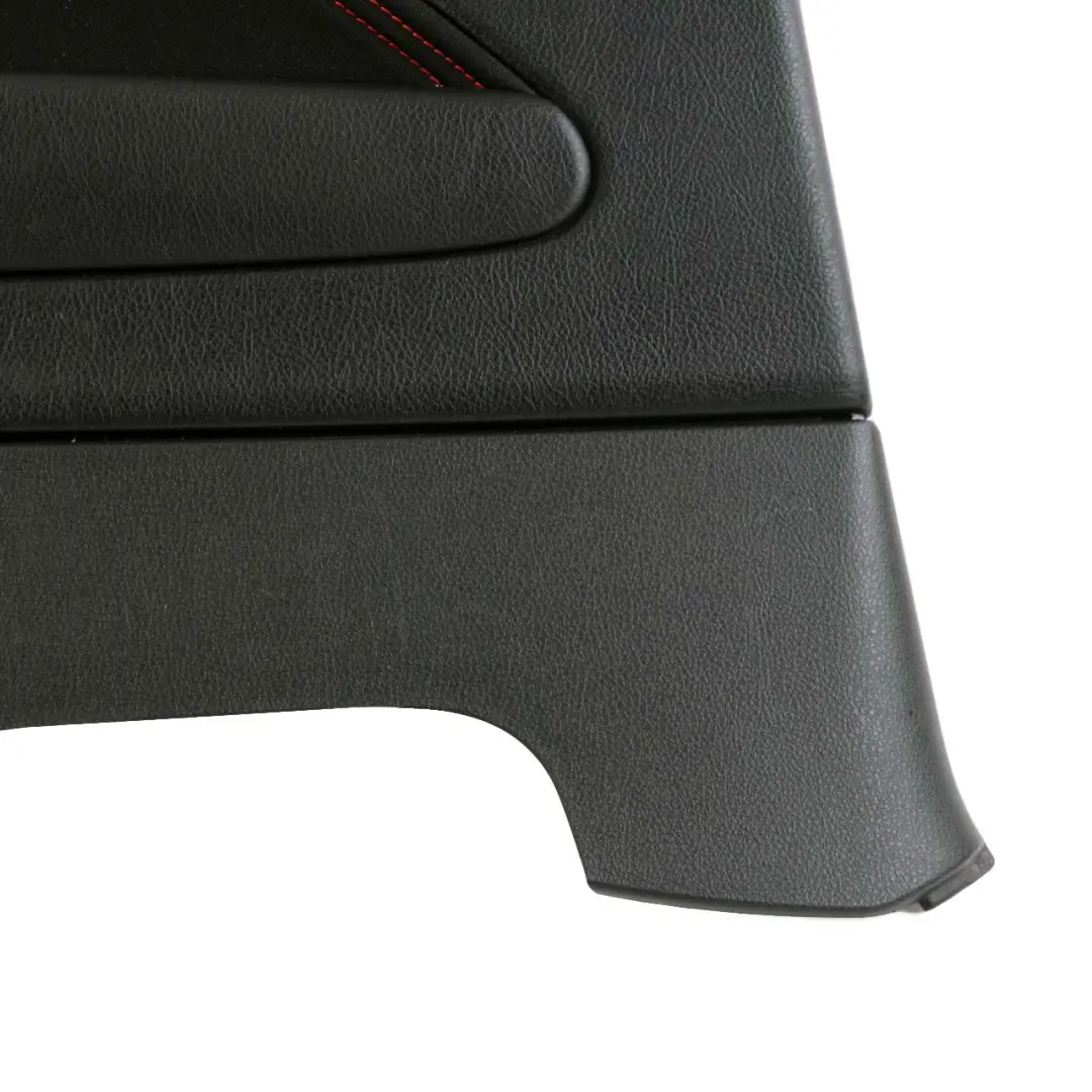 BMW F21 Trasero Izquierdo Lateral Panel Revestimiento Tela Antracita Rojo