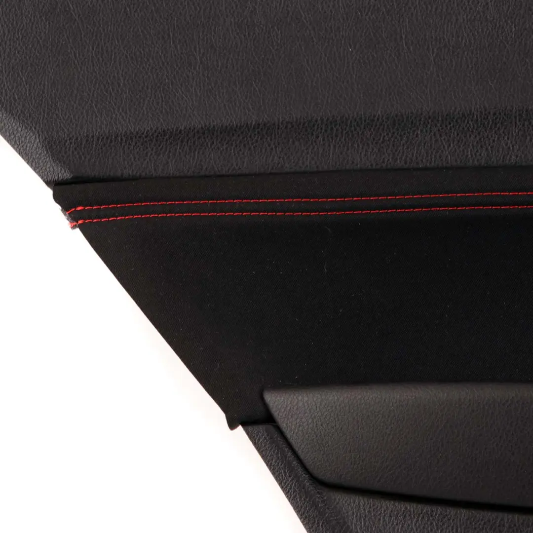 BMW F21 Trasero Izquierdo Lateral Panel Revestimiento Tela Antracita Rojo