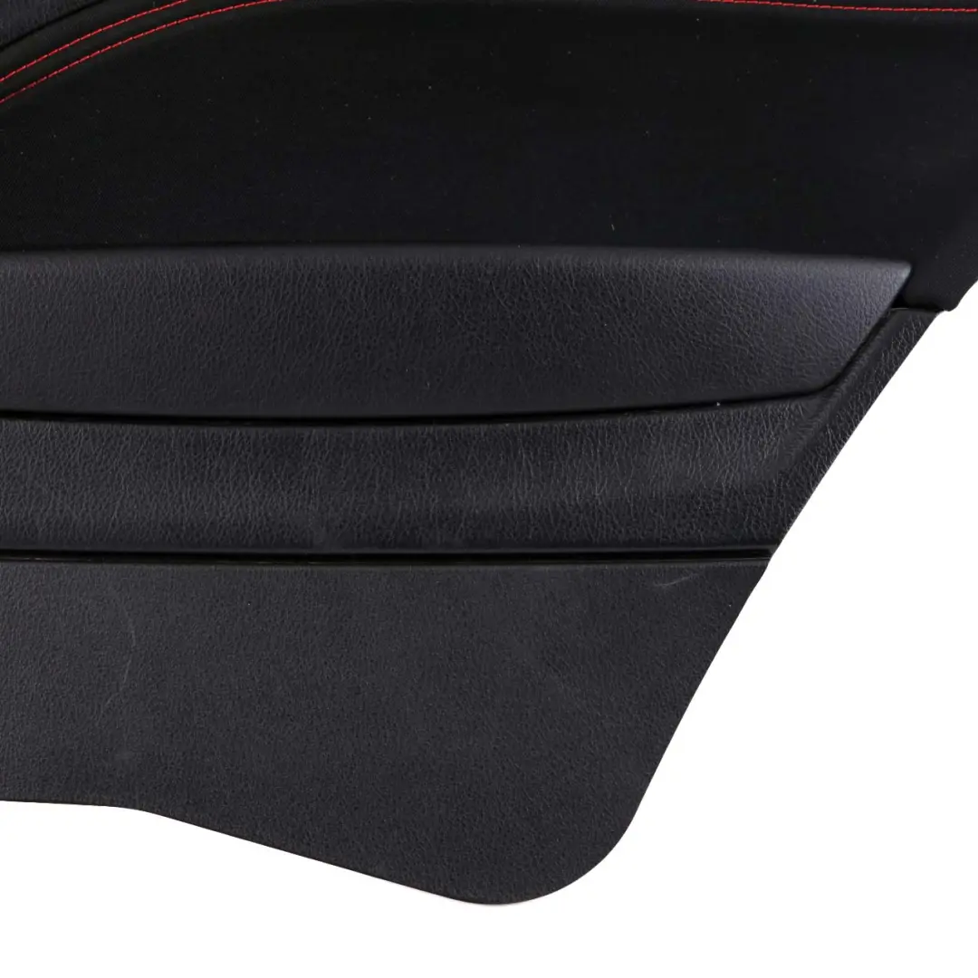 BMW F21 Rear Right O/S Lateral Trim Panel Lining Cloth Anthracite Red