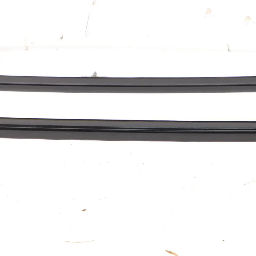 BMW X1 F48 Roof Railing Left Right N/O/S Rack Trim Strip Set High Gloss Black