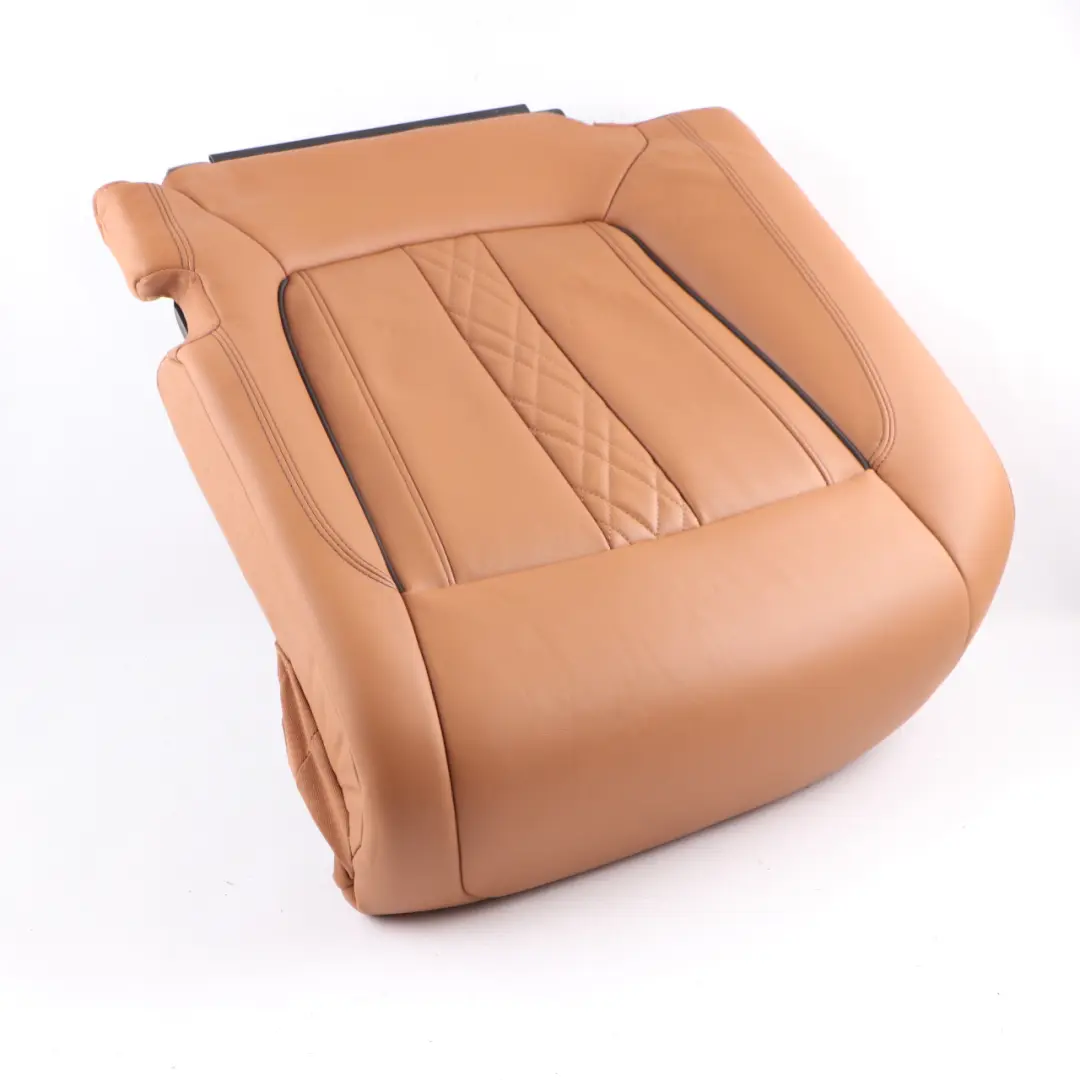 BMW G11 Seat Couch Rear Left N/S Comfort Heated Seat Bench Cover Leather Cognac