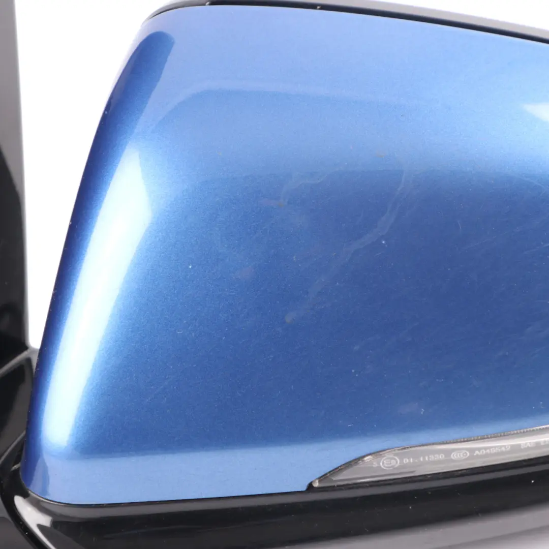 BMW F46 Wing Mirror Door Left N/S Estoril Blue Metallic - B45