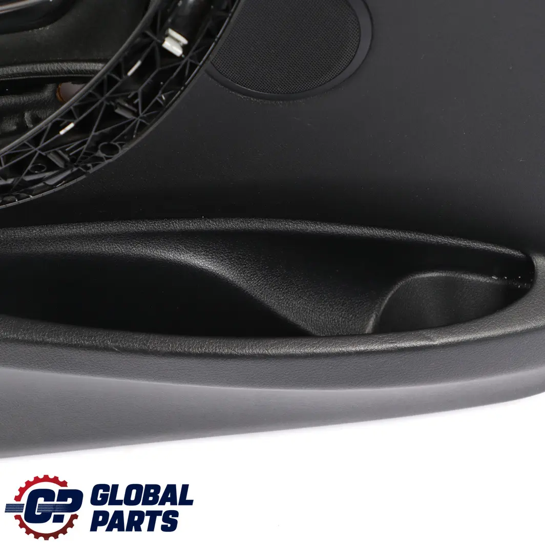 BMW 3 F30 F31 LCI Front Left N/S Door Card Lining Panel Cloth Anthracite Red