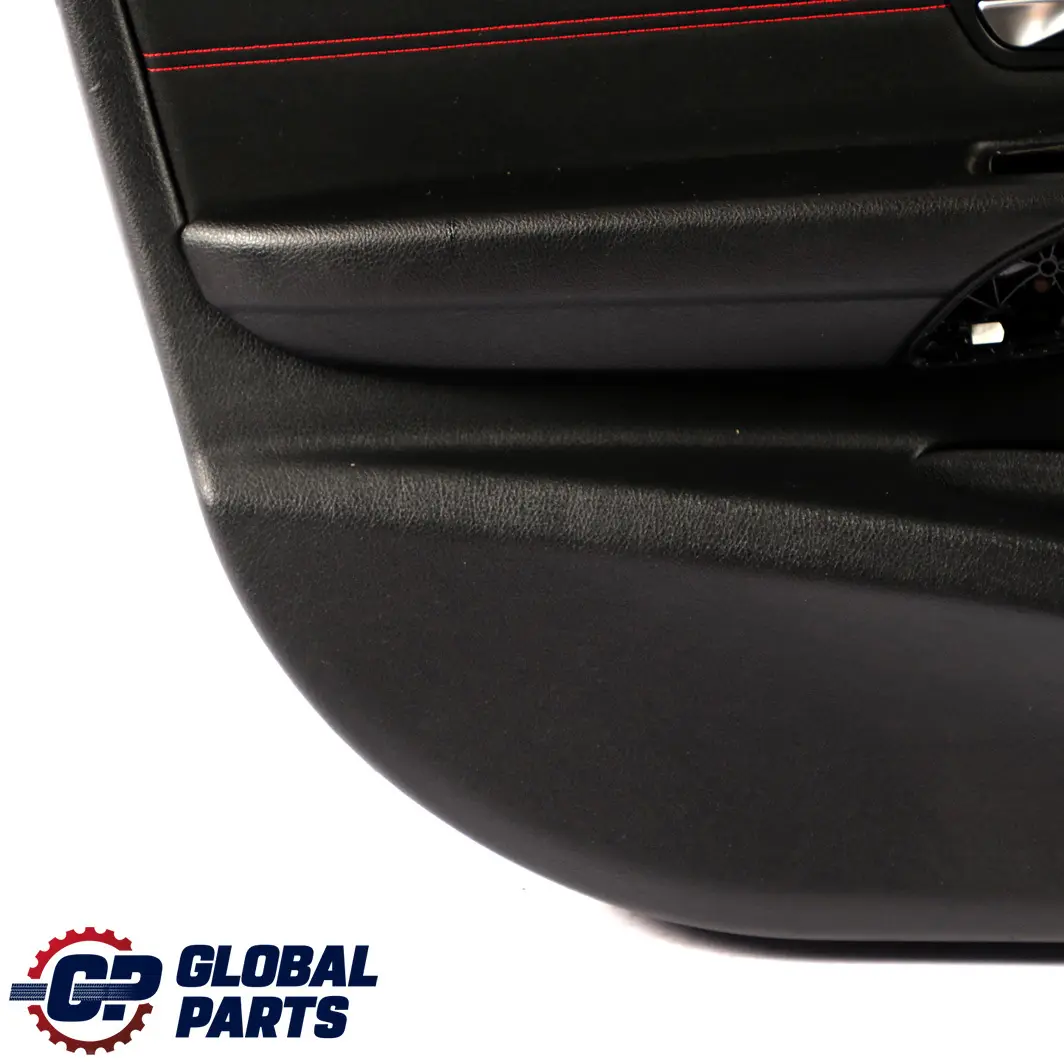 BMW 3 F30 F31 LCI Front Left N/S Door Card Lining Panel Cloth Anthracite Red