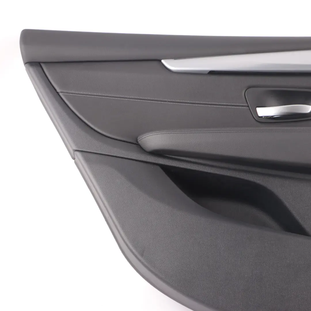 BMW F46 Door Card Rear Left N/S Door Lining Panel HiFi Leather Black Grey