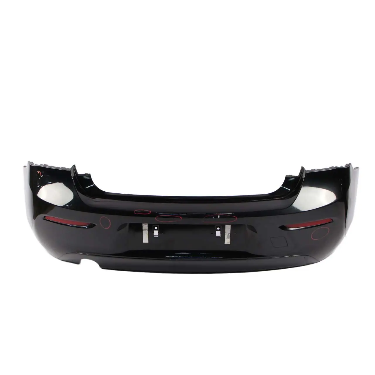 BMW 1 F20 F21 LCI Rear Bumper Trim Panel Black Sapphire Metallic - 475