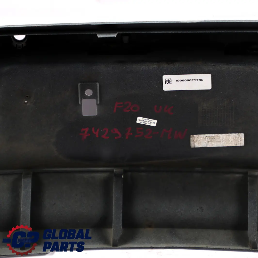 BMW F20 F21 LCI Rear Bumper Trim Panel PDC Mineralweiss Mineral White - A96