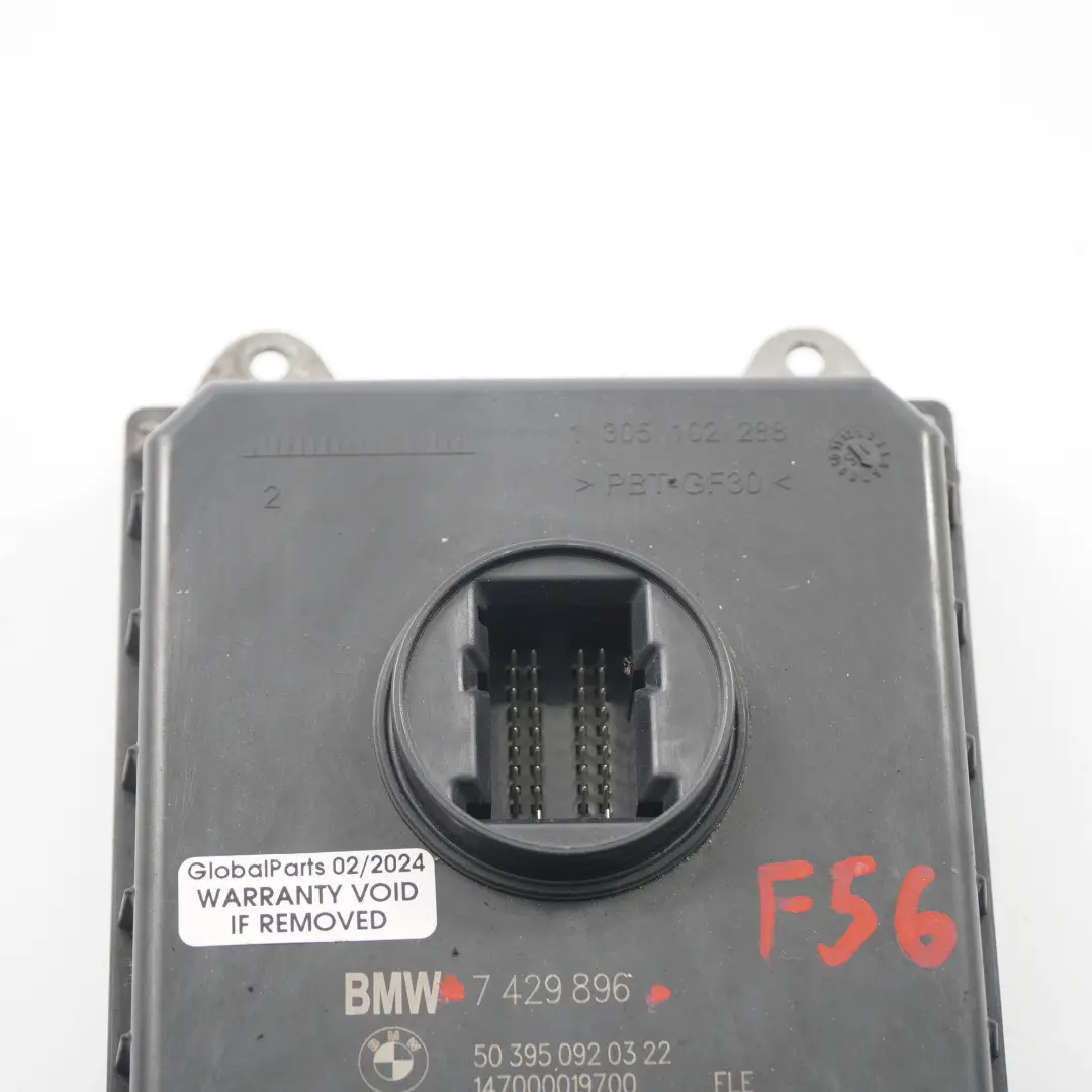 BMW F45 F48 Mini F55 F56 LED Faros Módulo de Control de Nivel de Lastre 7429896