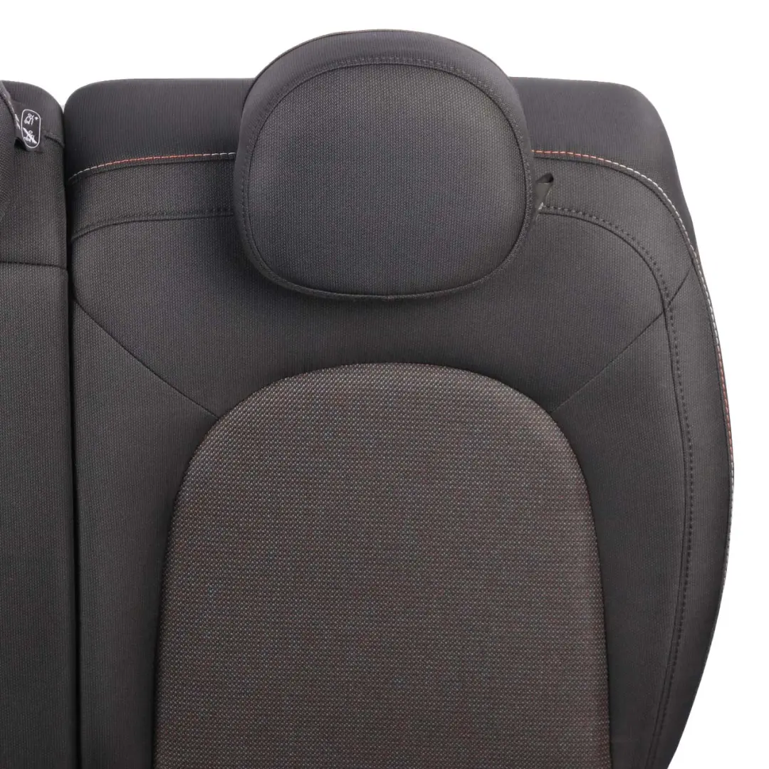 Rear Bench Mini F60 Left Right N/O/S Folding Seat Cloth Fabric Firework Black