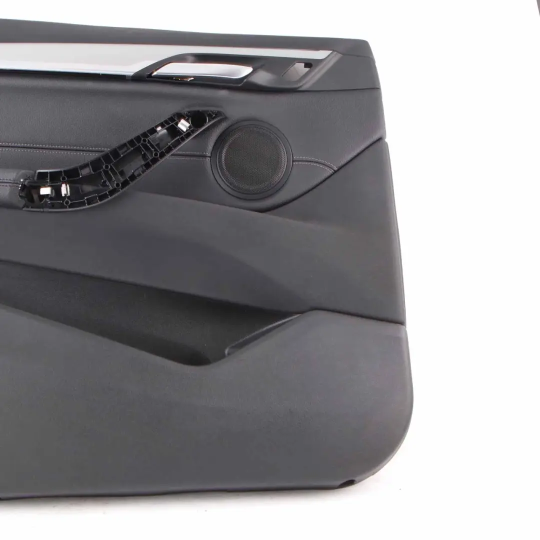 Door Card Panel BMW X1 F48 Front Left N/S Panelling Trim Cover Black Leather