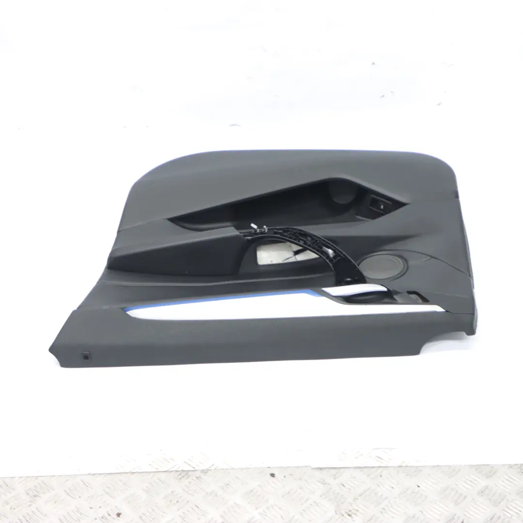 Panel de la tarjeta de puerta BMW X1 F48 Frente Izquierda Cuero Negro