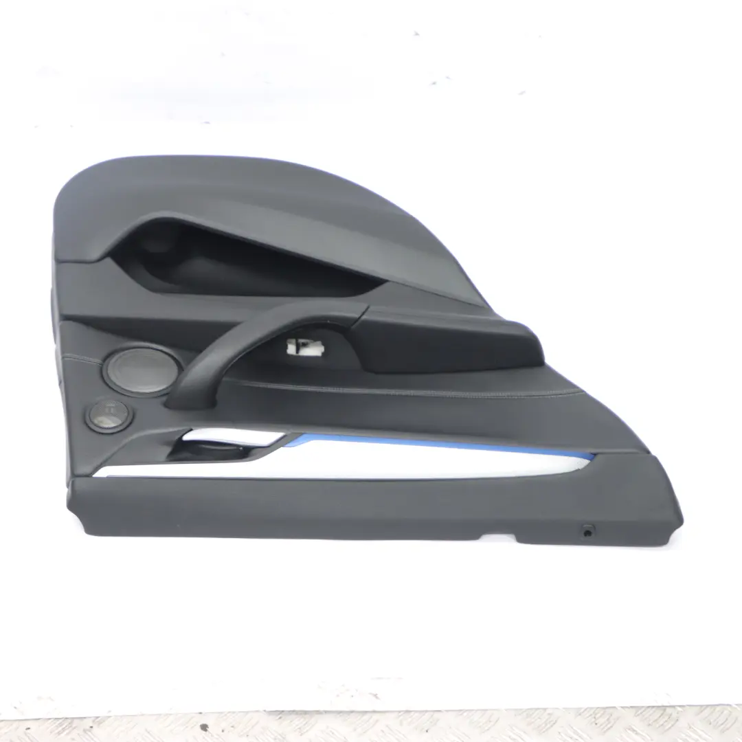 Panel de la tarjeta de la puerta BMW X1 F48 trasera izquierda Cuero Negro