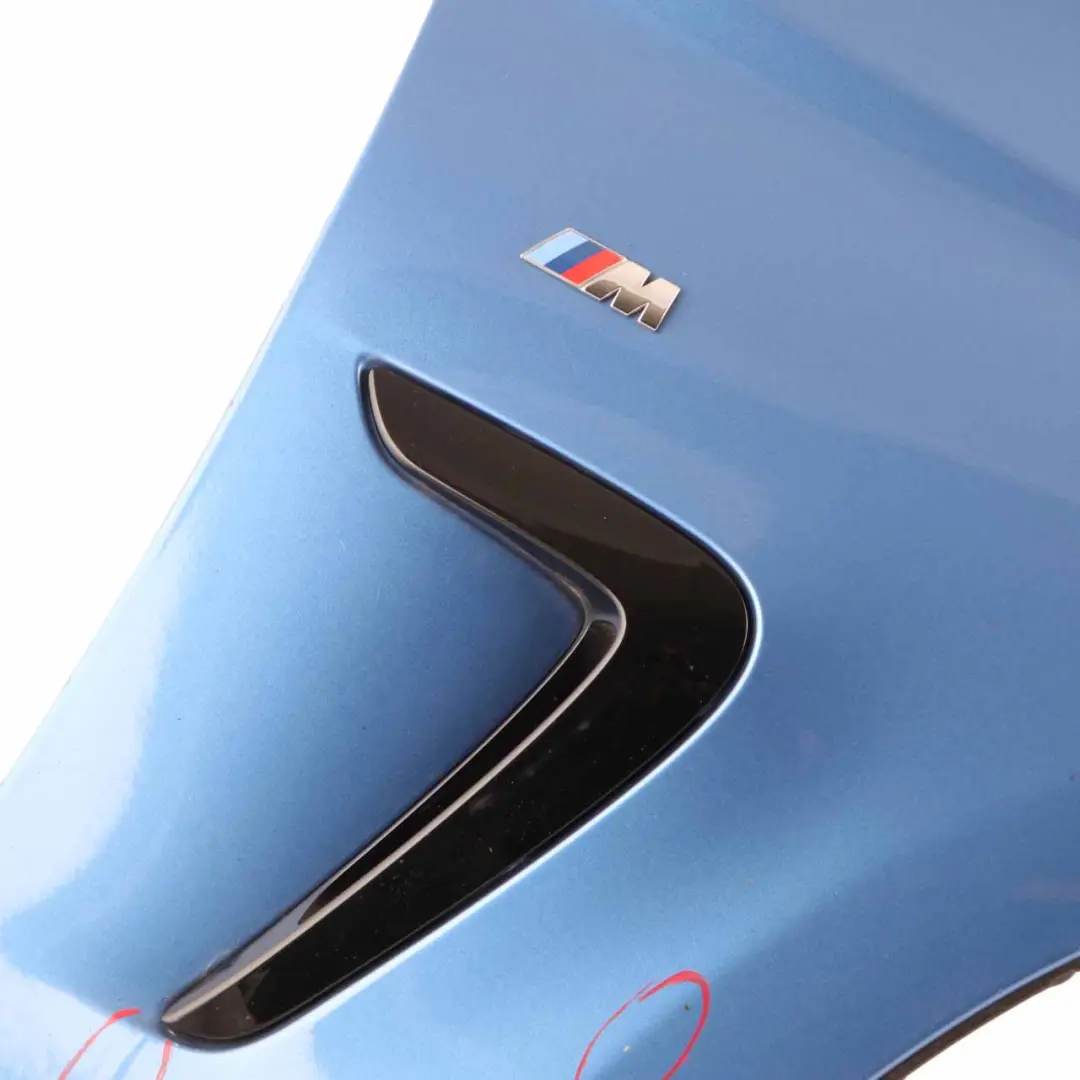 BMW F36 Front Right Wing Fender Side Panel O/S Estoril Blue Metallic - B45